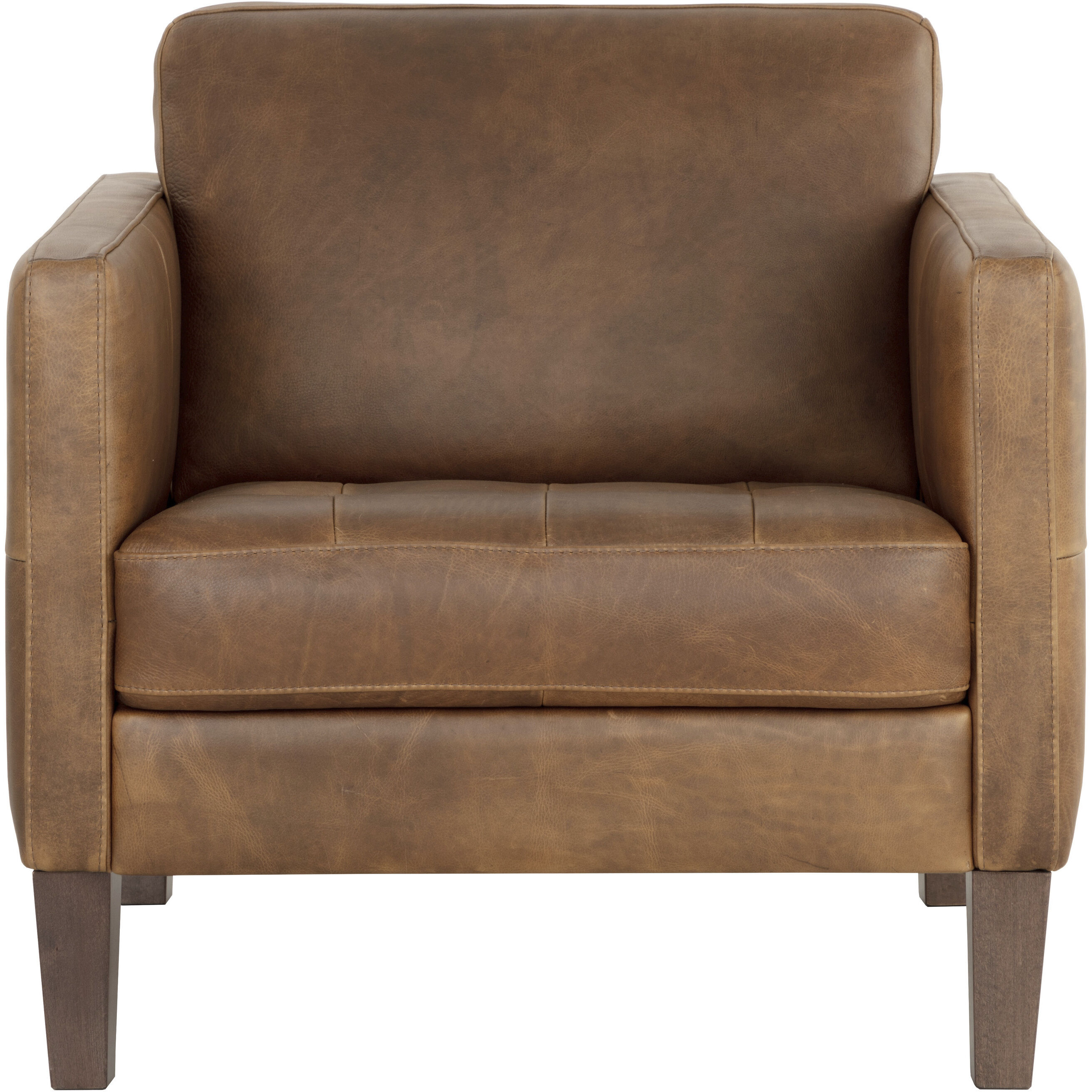Karmelo Cognac Leather Armchair